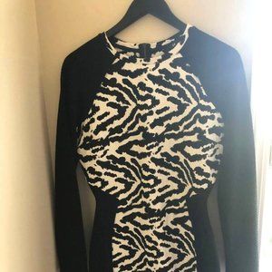 Like New H&M Black and White Dress